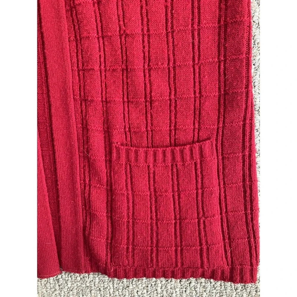 Vintage Sears Knit Sweater Vest Mens Size M Red Orlon‎ Grandpa 50s 60s Indie